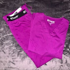 Purple Grey’s Anatomy Scrubs